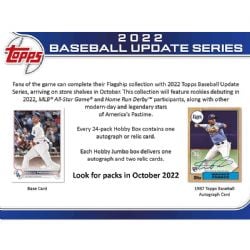 2022 BASEBALL -  TOPPS UPDATE SERIES (P14/B24/C12)